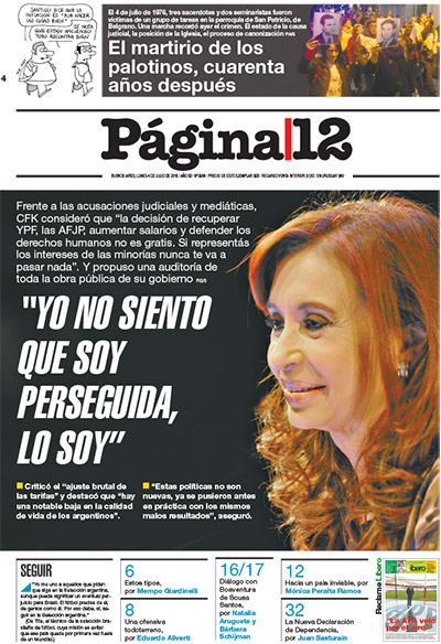 Tapa de la fecha 04-07-2016