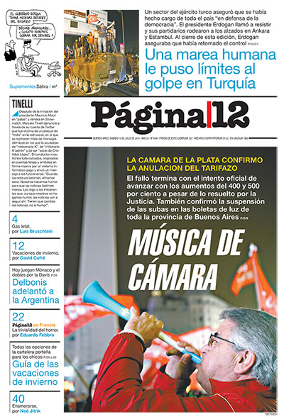 Tapa de la fecha 16-07-2016