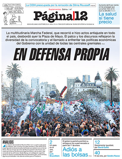 Tapa de la fecha 03-09-2016