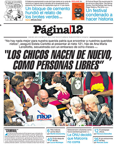 Tapa de la fecha 06-10-2016