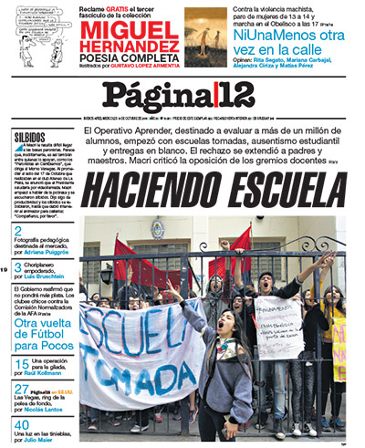 Tapa de la fecha 19-10-2016