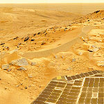 Marte desde una colina