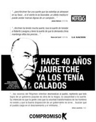 Página/12 :: El país :: De cómo Arturo Jauretche se suma a la campaña K