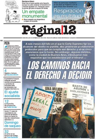 Tapa en papel