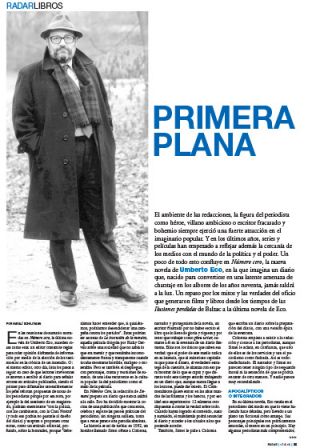 Tapa del suplemento