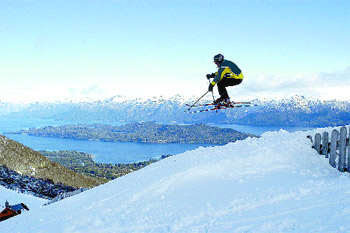 foto esquiadores