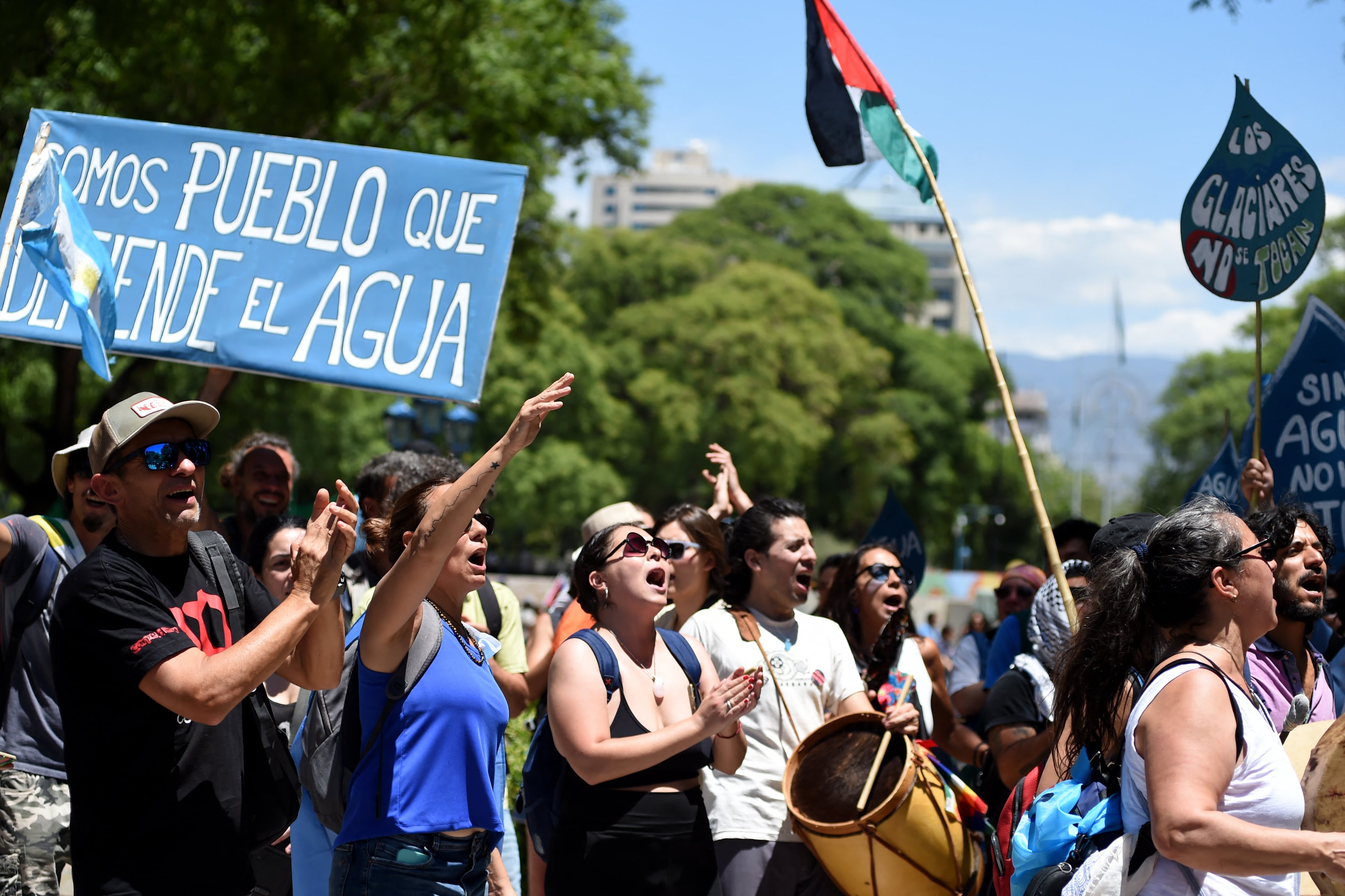 Protesta contra la mineria, Mendoza