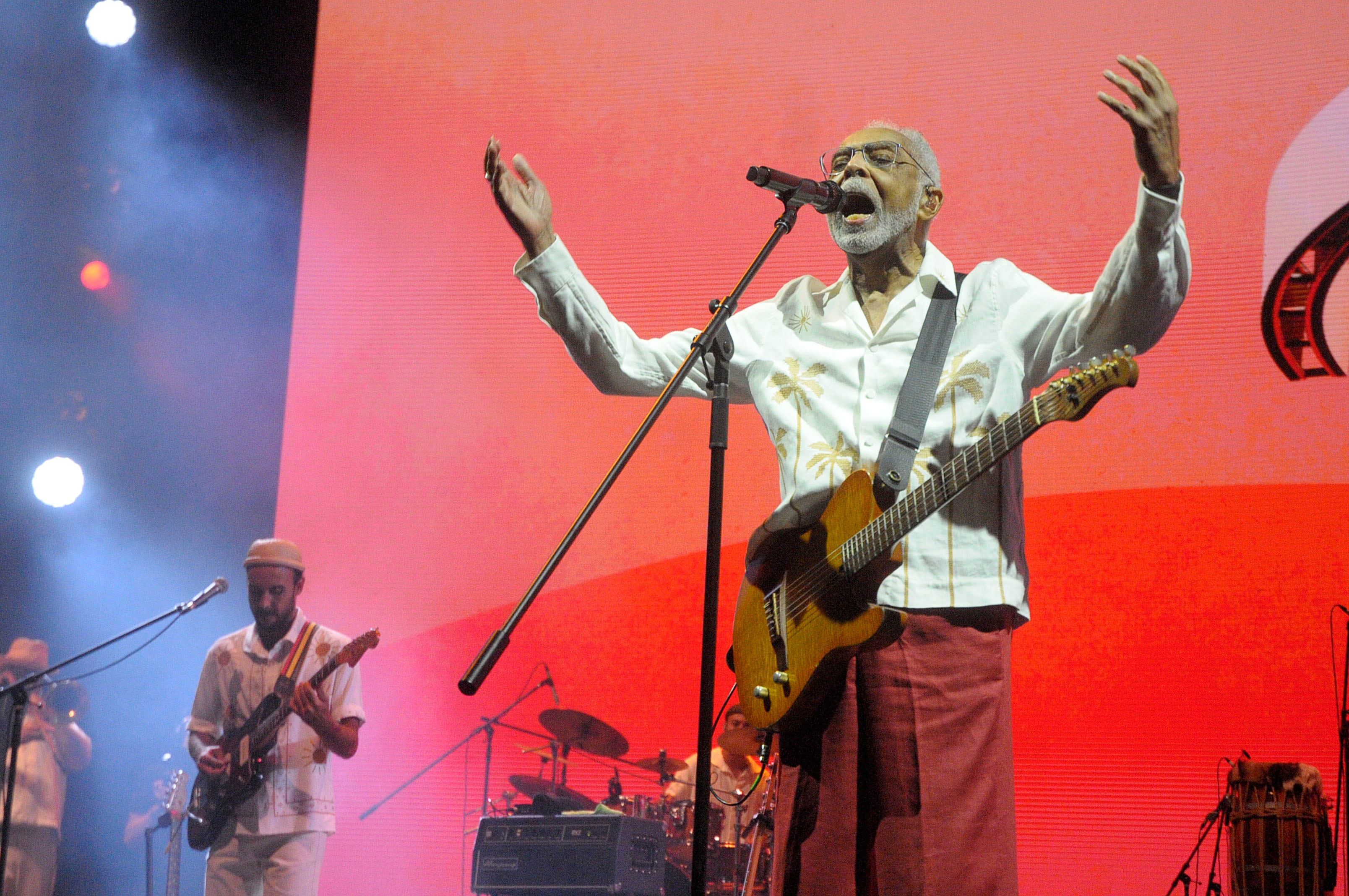 FOTO ALEJANDRO LEIVA
recital de gilberto gil en el movistar arena