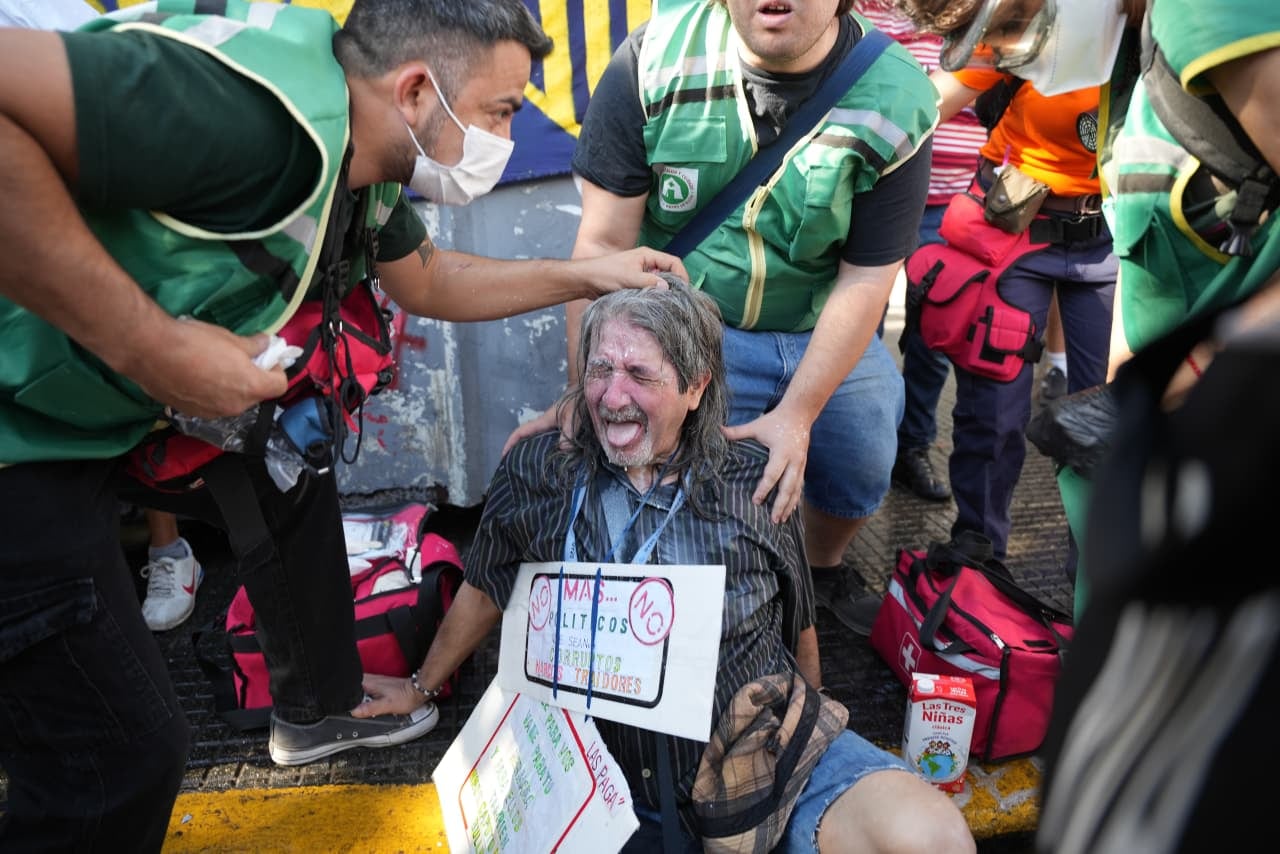 Represion a jubilados