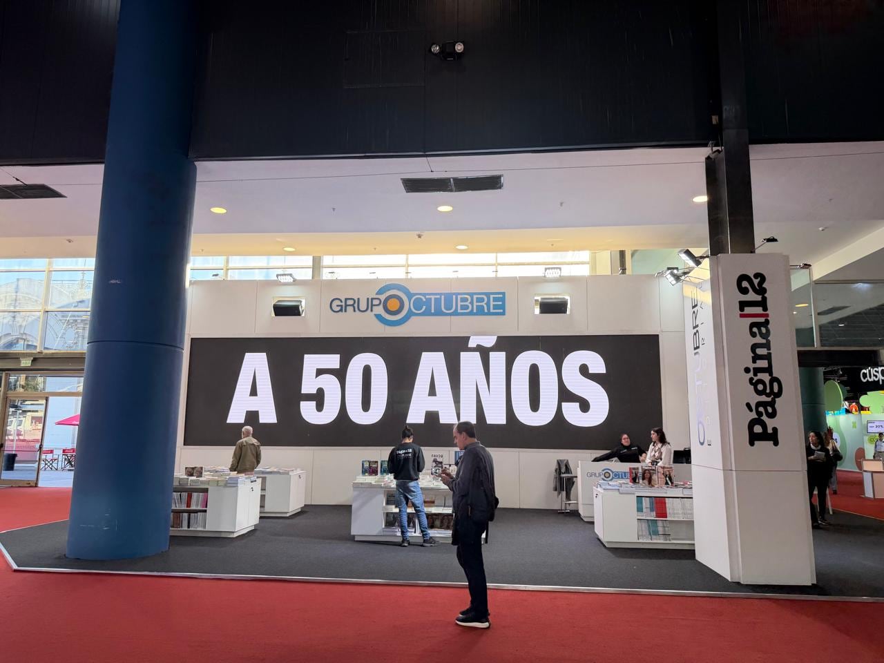 Stand Grupo Octubre Feria del Libro