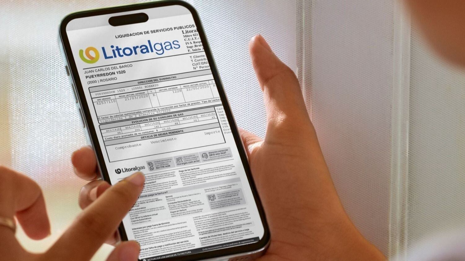 factura digital litoral gas santa fe