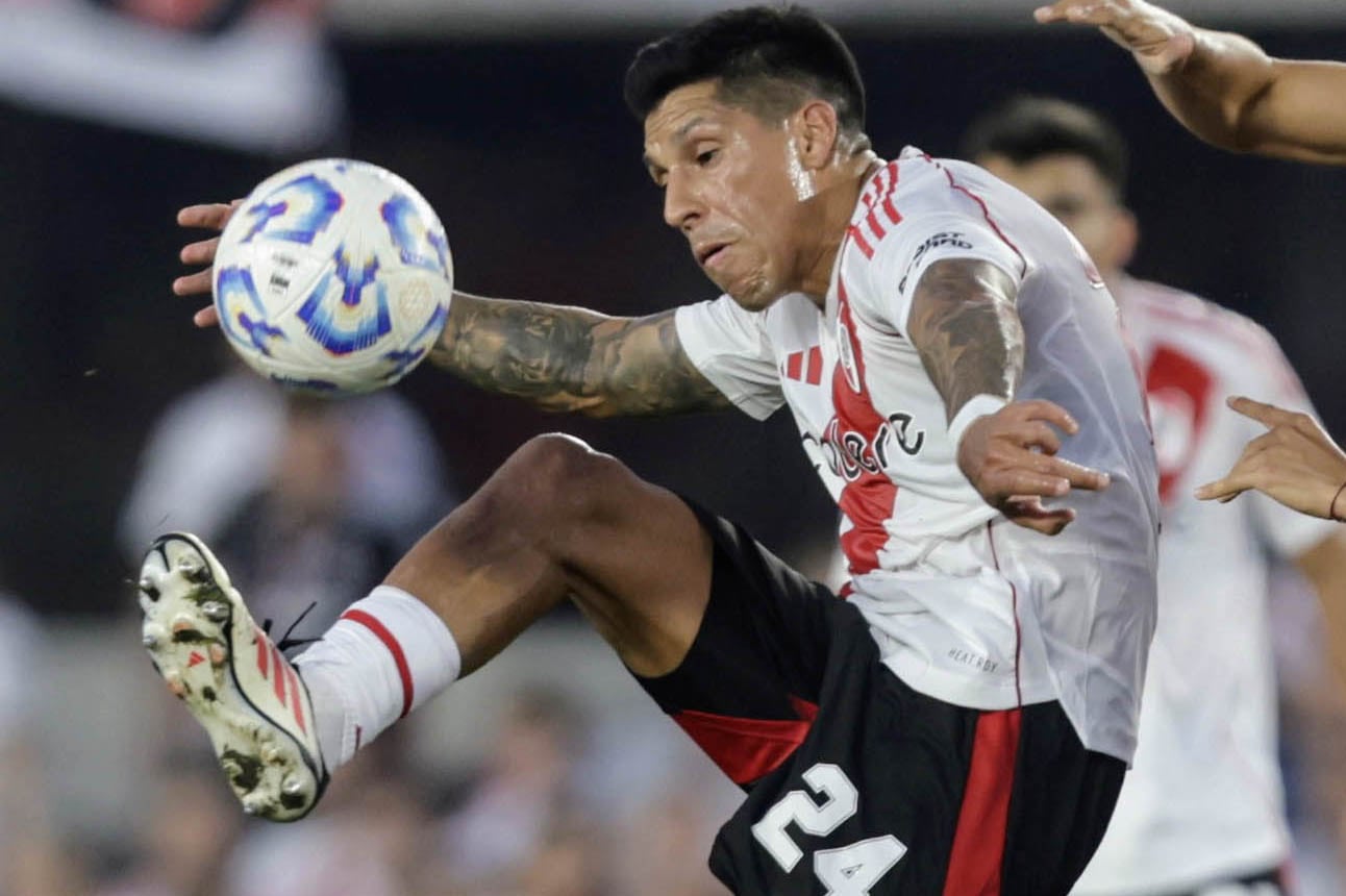 FOTOBAIRES 
   torneo clausura 2025  river  lanus  enzo perez