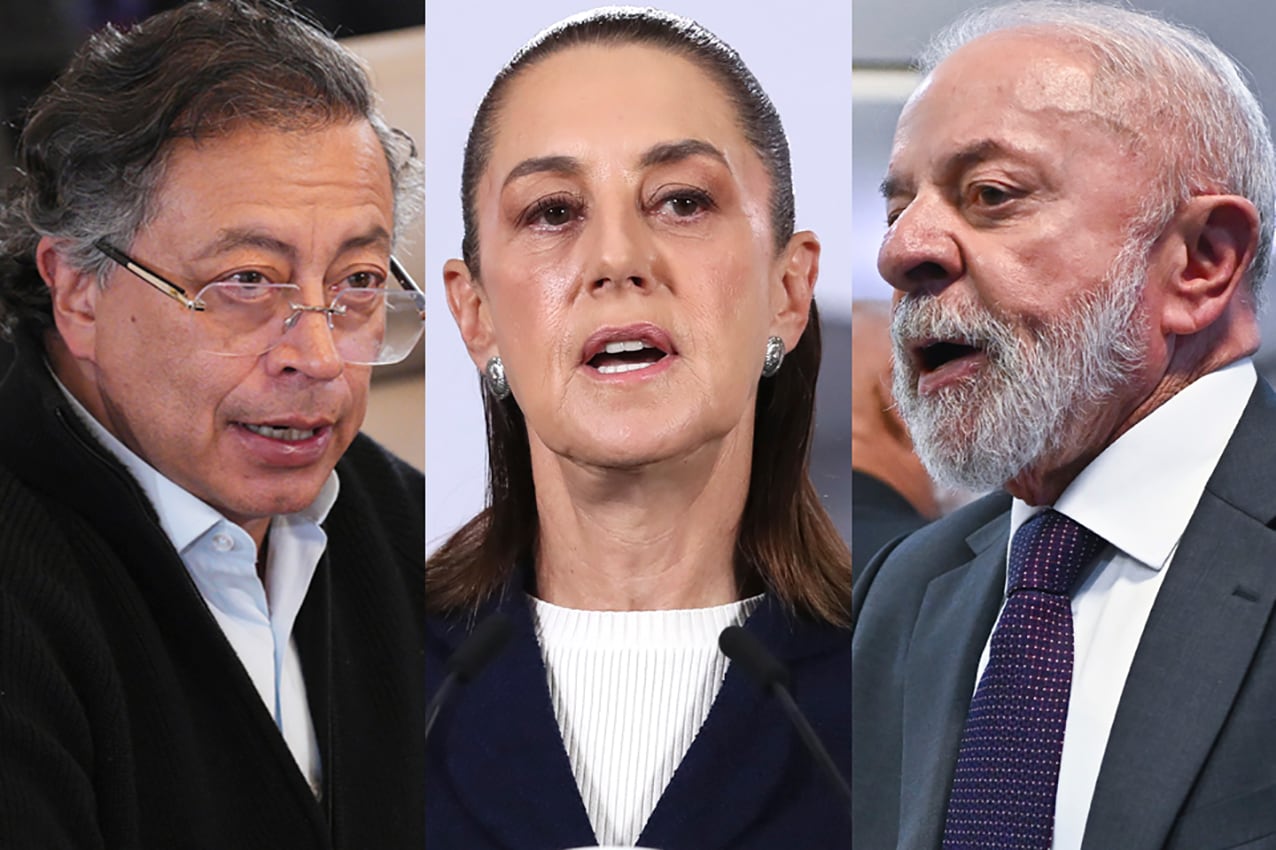 FOTO EFE
gustavo petro claudia sheinbaum lula da silva