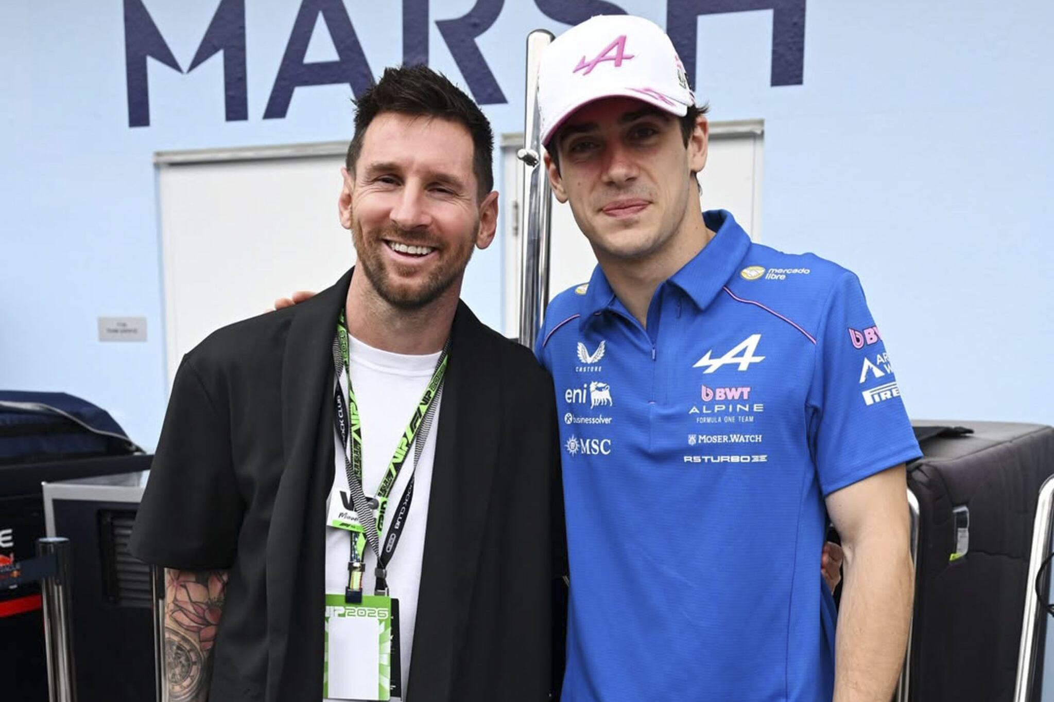 Messi, el espectador de lujo de Colapinto en el Gran Premio de Miami –  Página|12