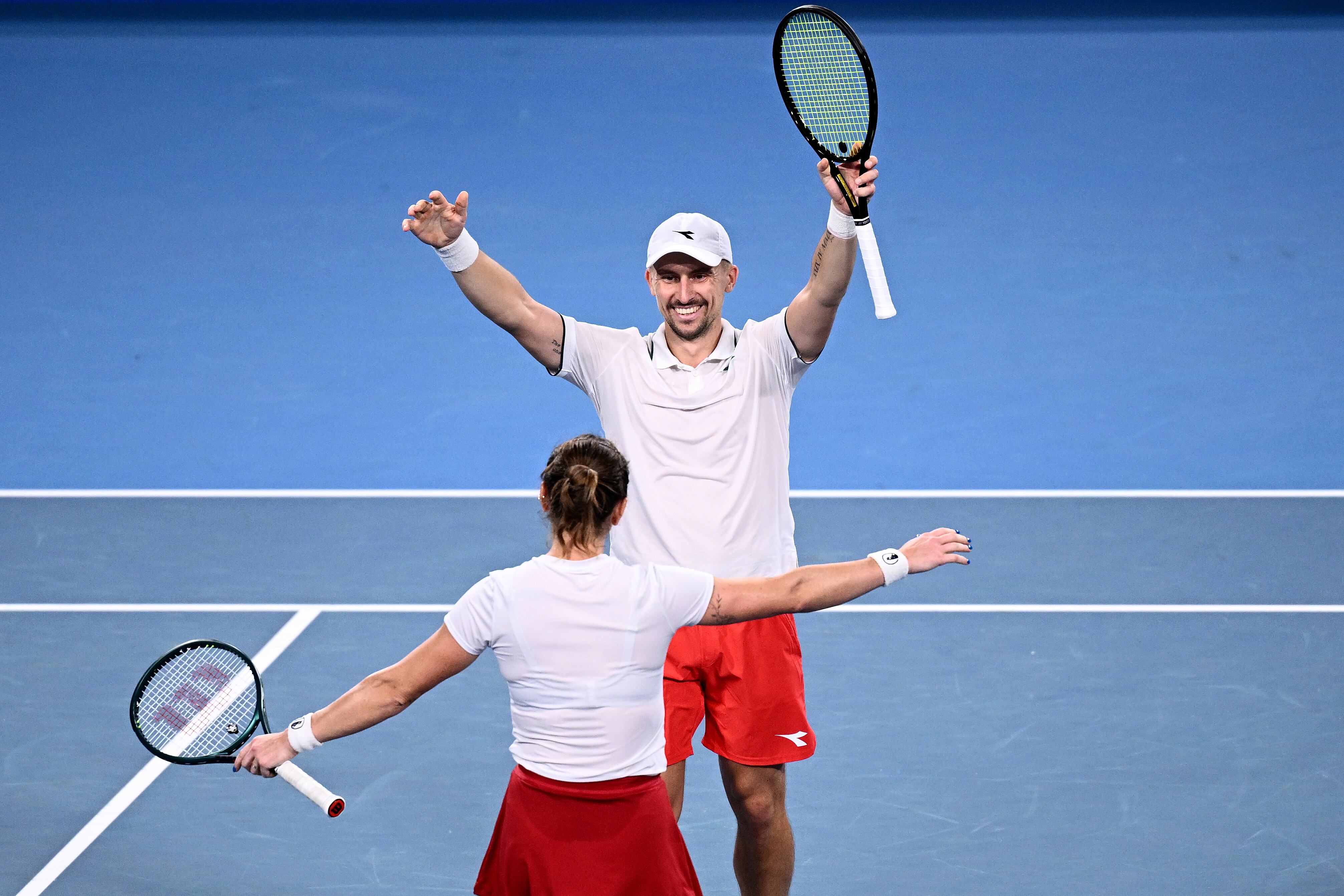 Polonia vs EEUU- United Cup Sydney tennis