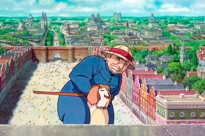"El increíble castillo vagabundo" dirigida por Hayao Miyazaki y producida por Studio Ghibli
