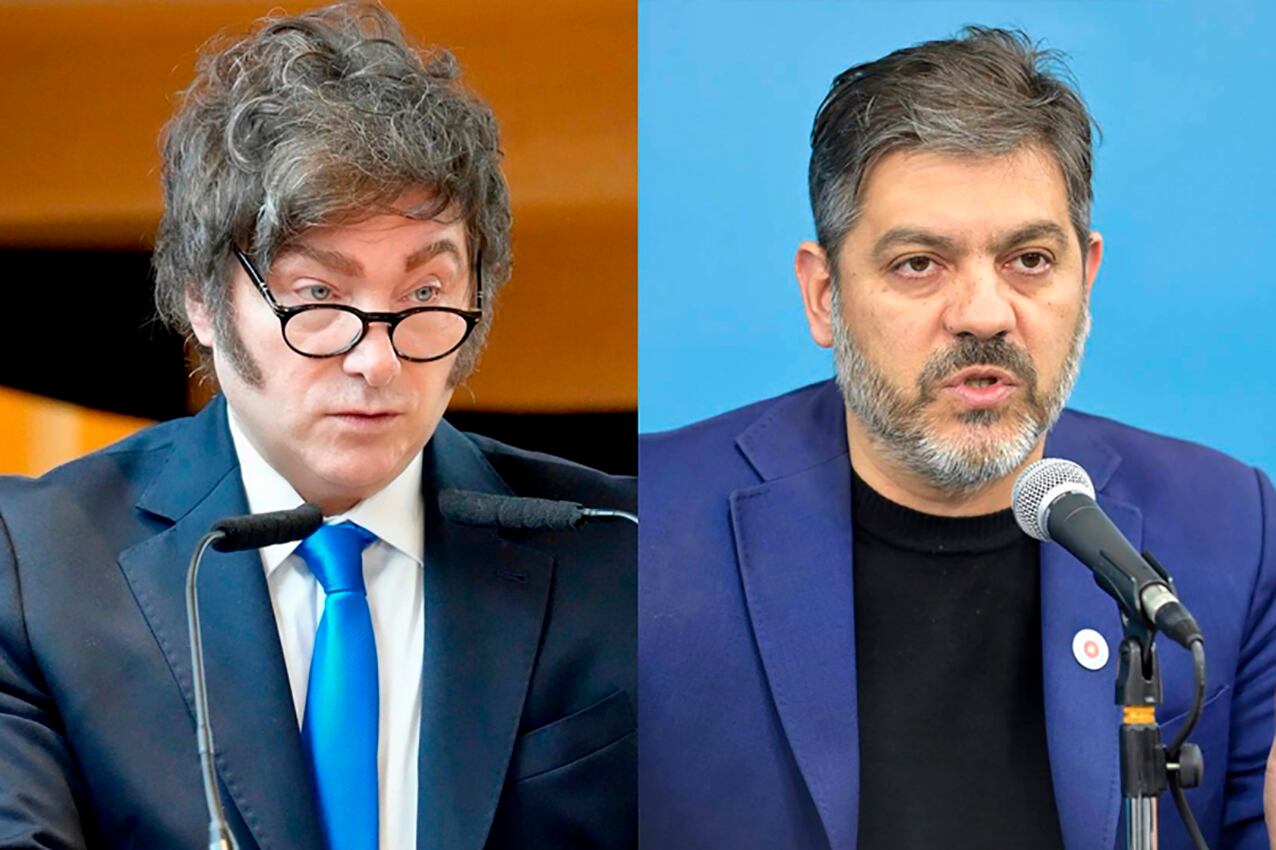 FOTO ARCHIVO 
   javier milei  carli blanco