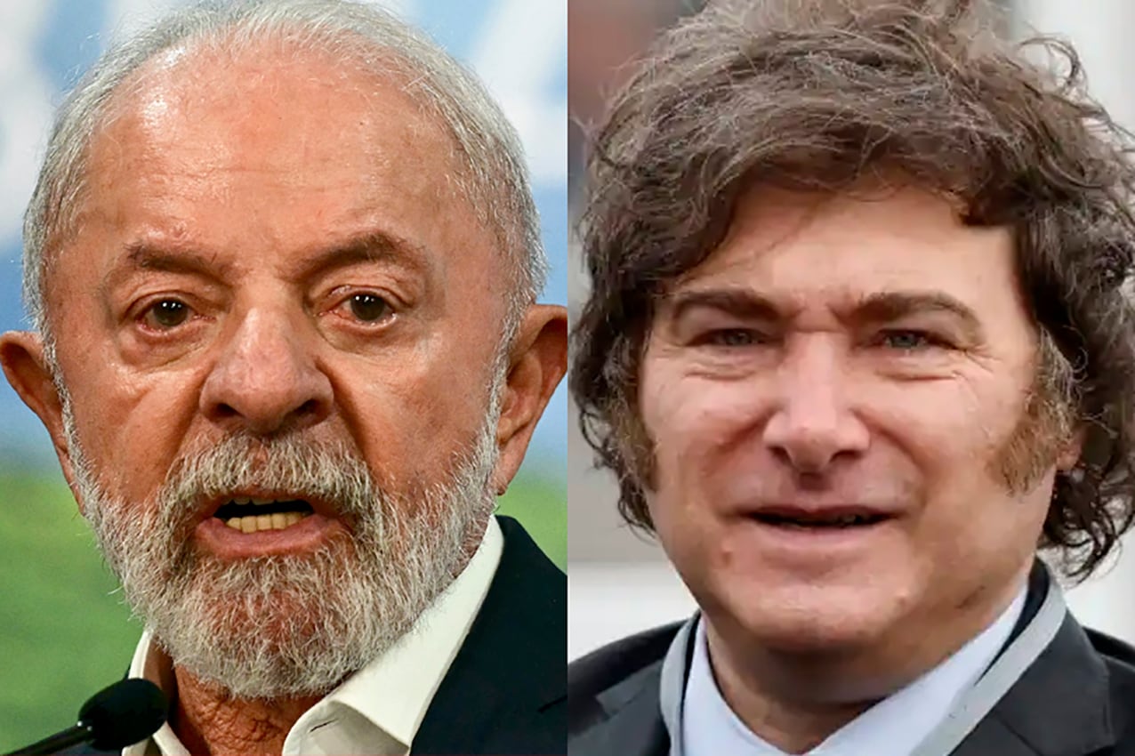 FOTO AFP
lula da silva javier milei