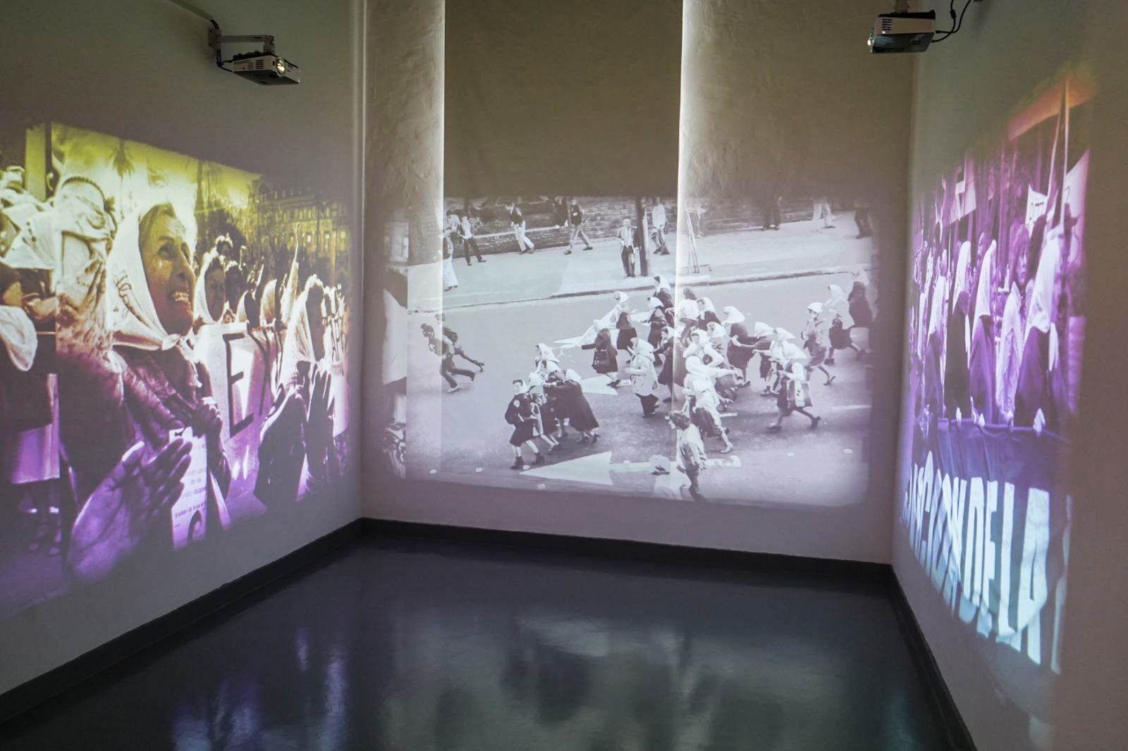 -Muestra de los trabajadores en Ex ESMA