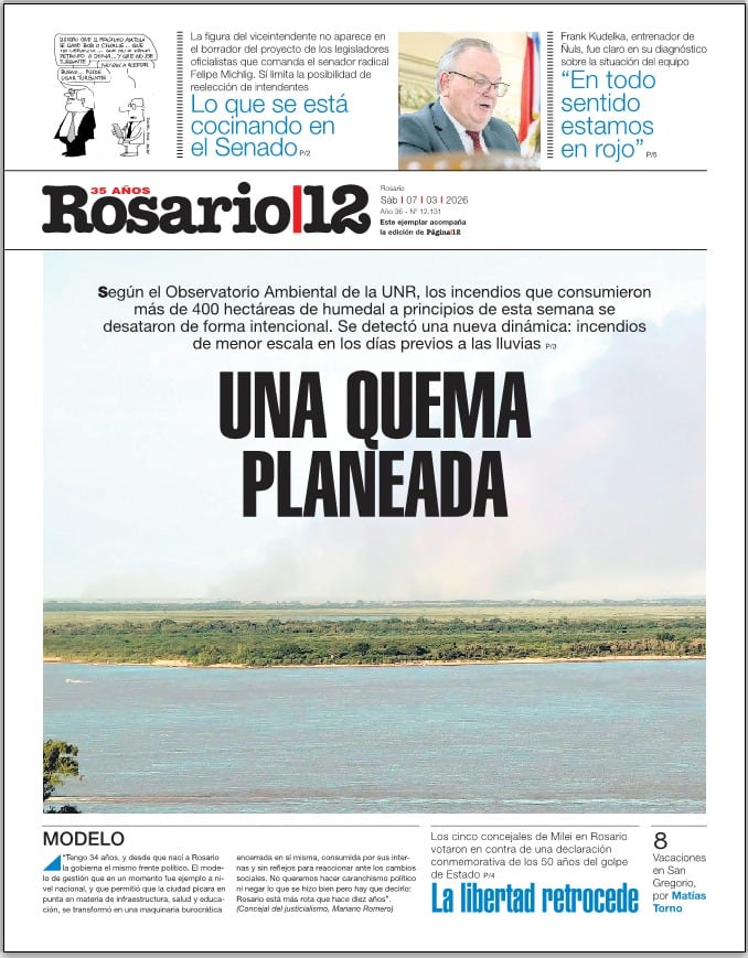 Según el Observatorio Ambiental de la UNR, los incendios que consumieron más de 400 hectáreas de humedal a principios de esta semana se desataron de forma intencional. Se detectó una nueva dinámica: incendios de menor escala en los días previos a las lluvias