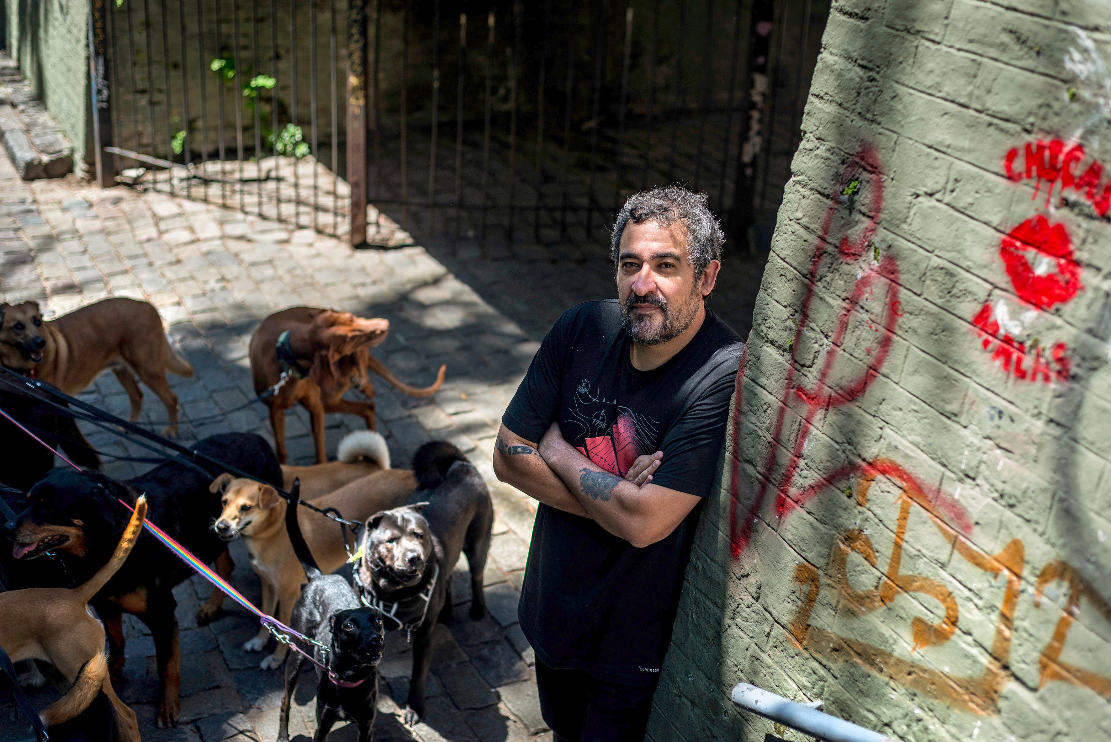 CABA 17/12/2025 Rodolfo Palacios, periodista, investigador y escritor de cronicas policiales.