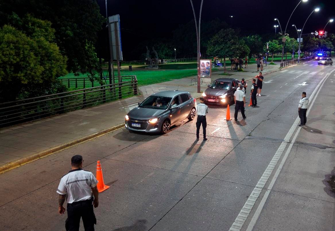 Control de tránsito en navidad en Rosario
