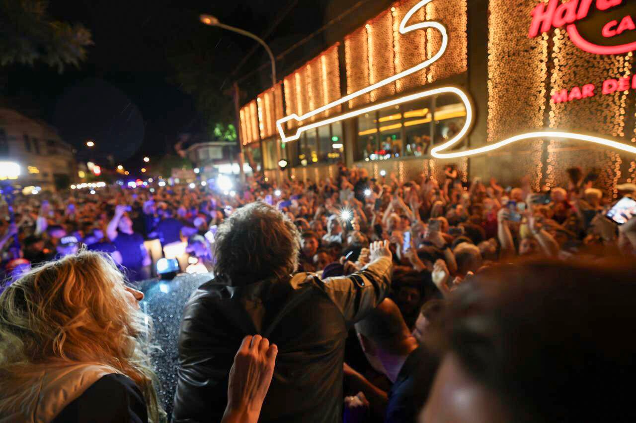 Javier Milei en Mar del Plata