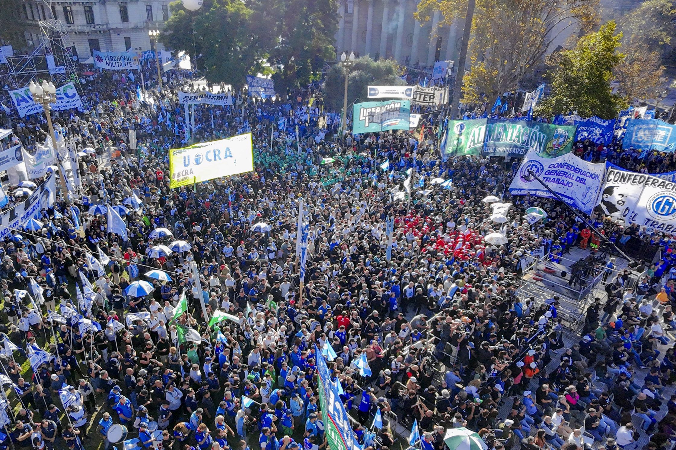 CGT marcha a Plaza de Mayo