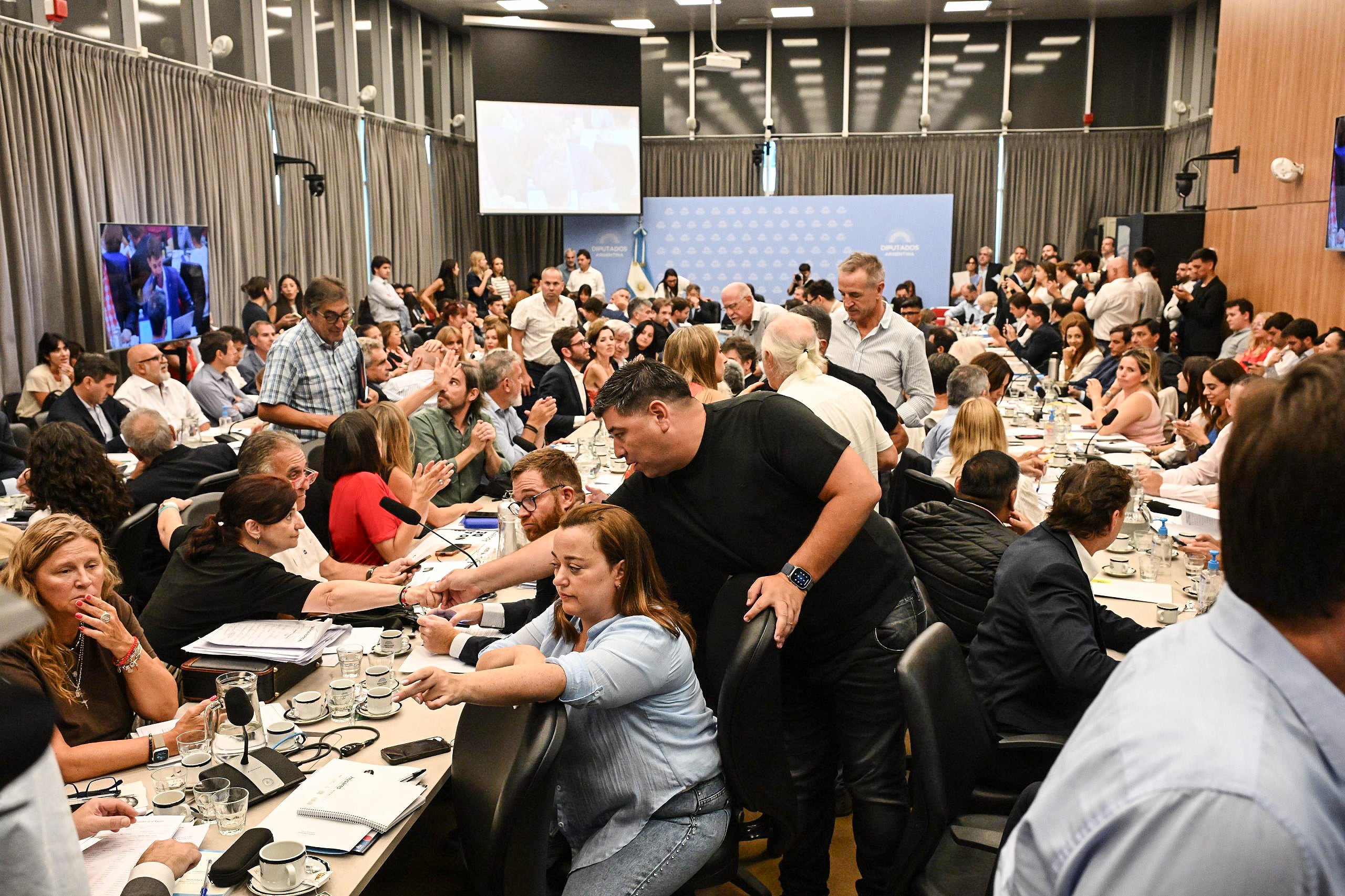 NOTICIAS ARGENTINAS BAIRES FEBRERO 18: Plenario en Diputados para emitir dictamen de reforma laboral - Comisiones de Legislación del Trabajo y Presupuesto