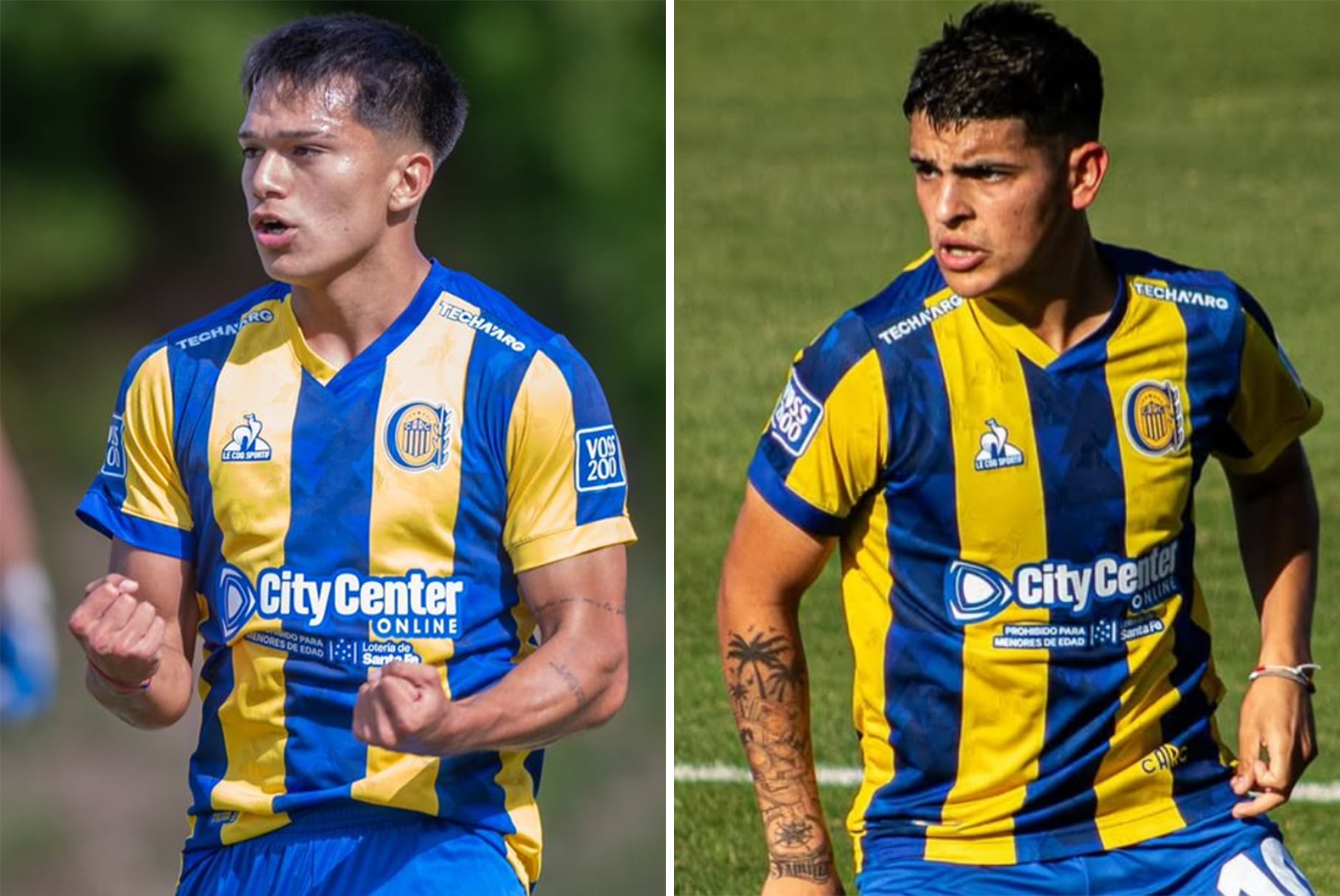 Cantizano y Segovia juveniles de Rosario Central