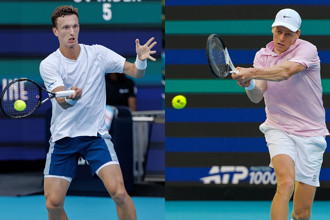 FOTO EFE 
   estados unidos    miami 2026    tenis    Jiri Lehecka    Jannik Sinner