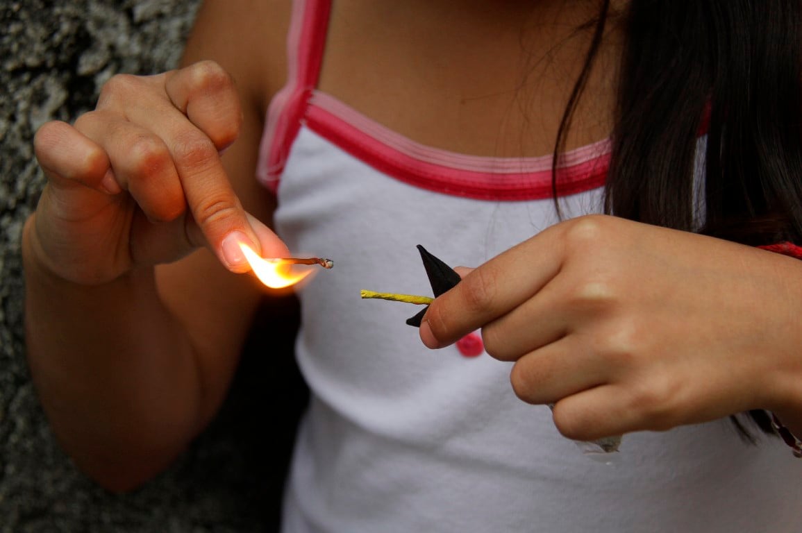 Pirotecnia, menores, accidentes