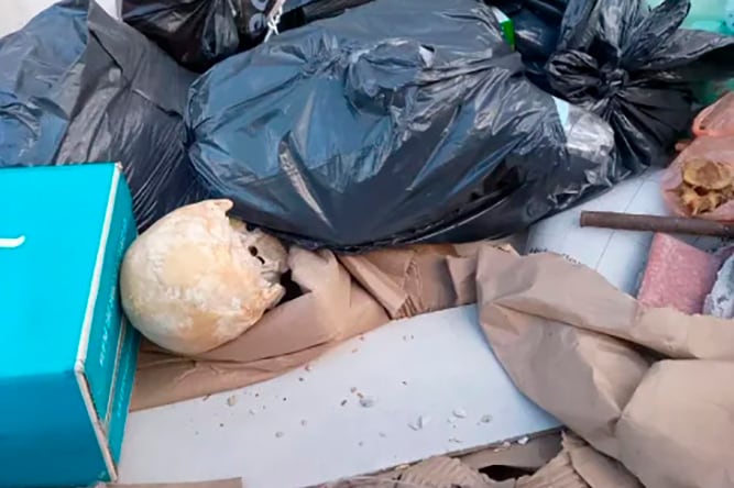 Macabro hallazgo en Playa Grande