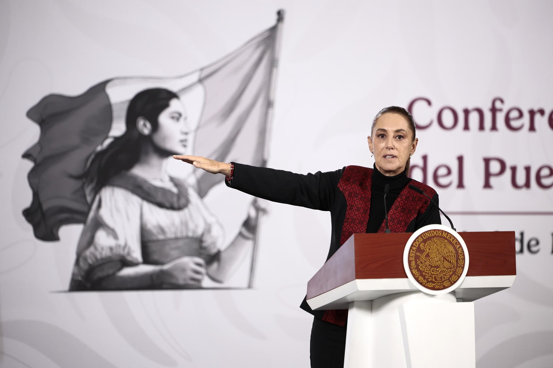 La presidenta de México, Claudia Sheinbaum,