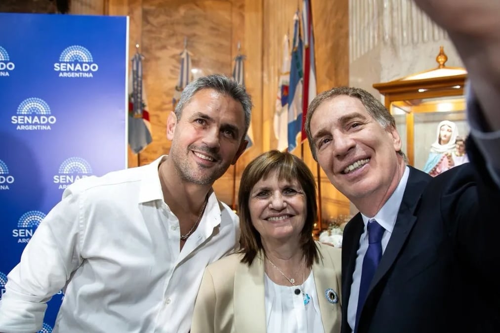 Menem, Bullrich, Santilli
