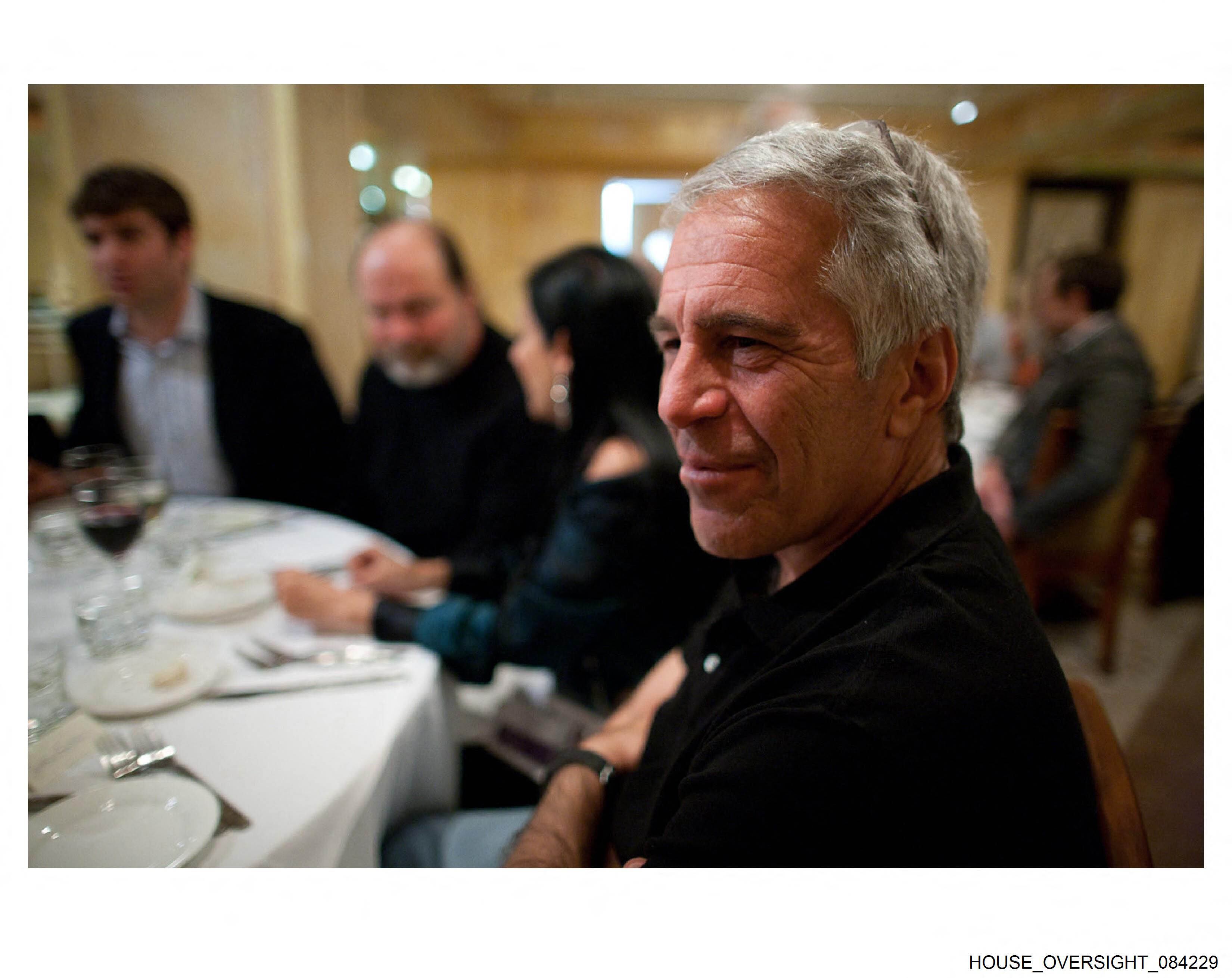 This undated and unlocated handout image released by Democrats on the House Oversight Committee on December 18, 2025 shows late convicted sex offender Jeffrey Epstein (R). Democratic lawmakers released a new cache of photos and documents on December 18 from the estate of convicted sex offender Jeffrey Epstein. (Photo by House Oversight Democrats / AFP) / RESTRICTED TO EDITORIAL USE - MANDATORY CREDIT "AFP PHOTO /  HOUSE OVERSIGHT COMMITTEE DEMOCRATS  " - HANDOUT - NO MARKETING NO ADVERTISING CAMPAIGNS - DISTRIBUTED AS A SERVICE TO CLIENTS