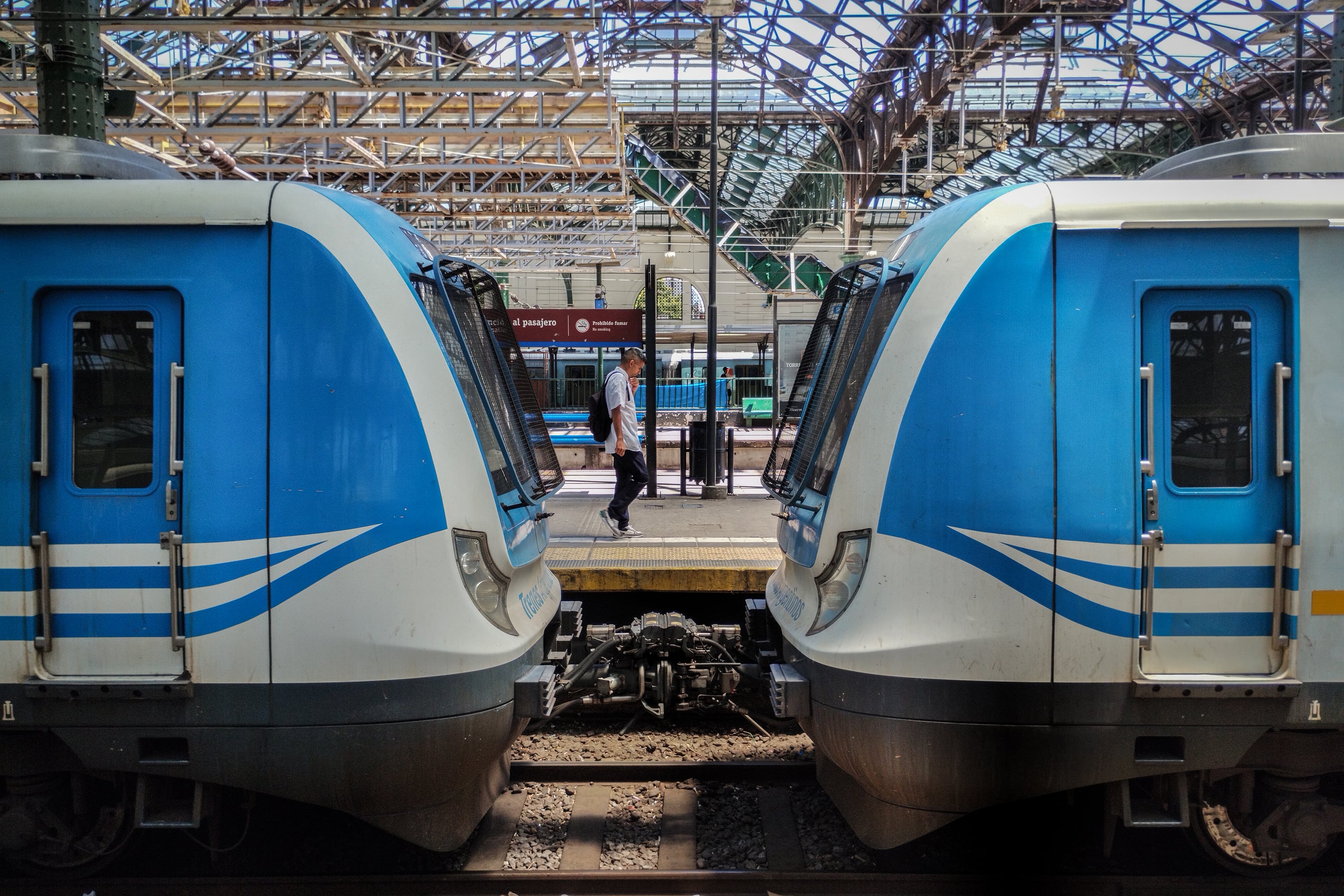 Paro de Trenes, estaciòn Constituciòn