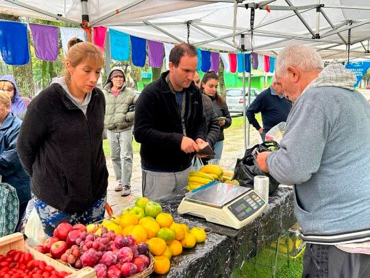 Mercado en rosario frutas y verduras