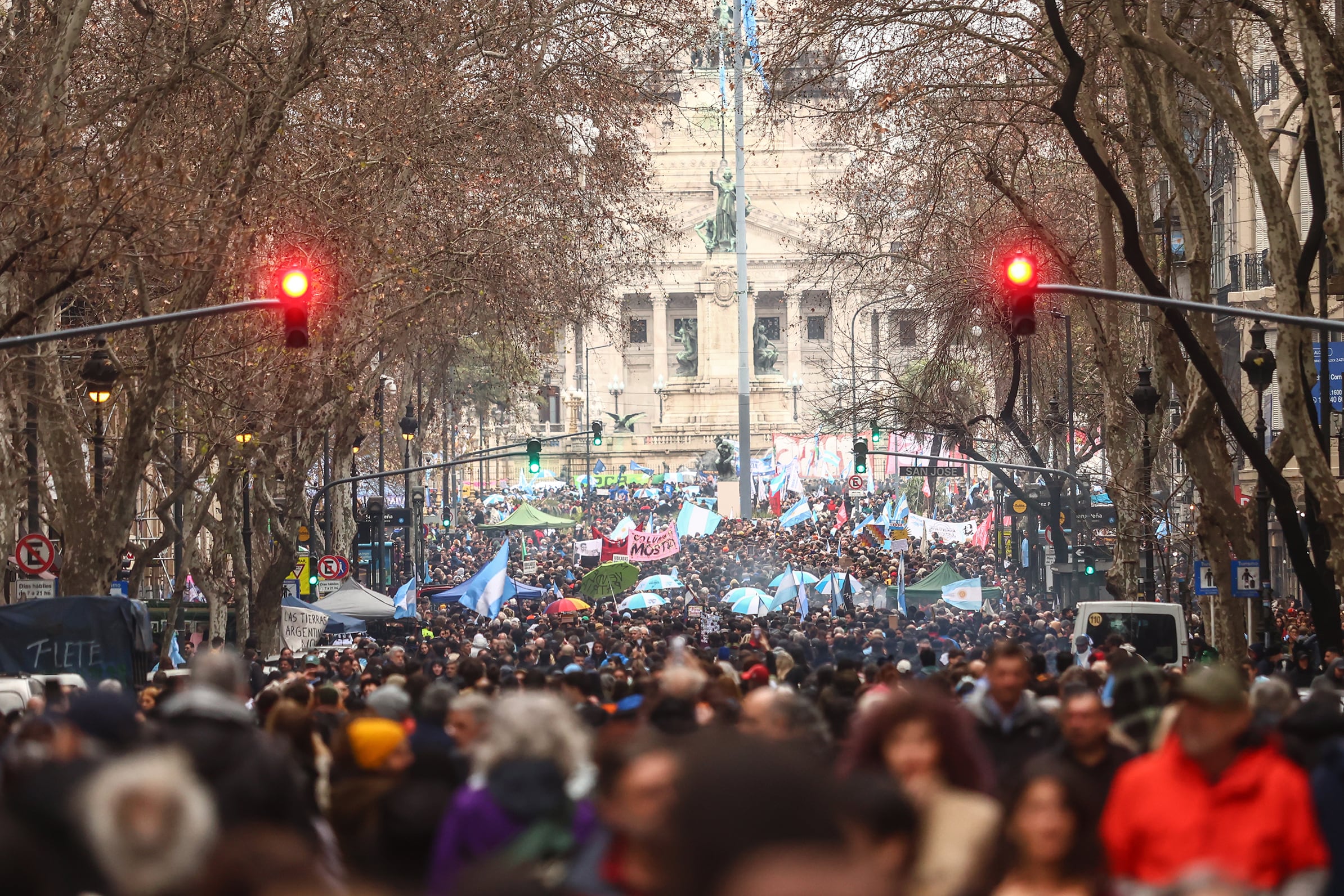Marcha Contra la ley de Tierras