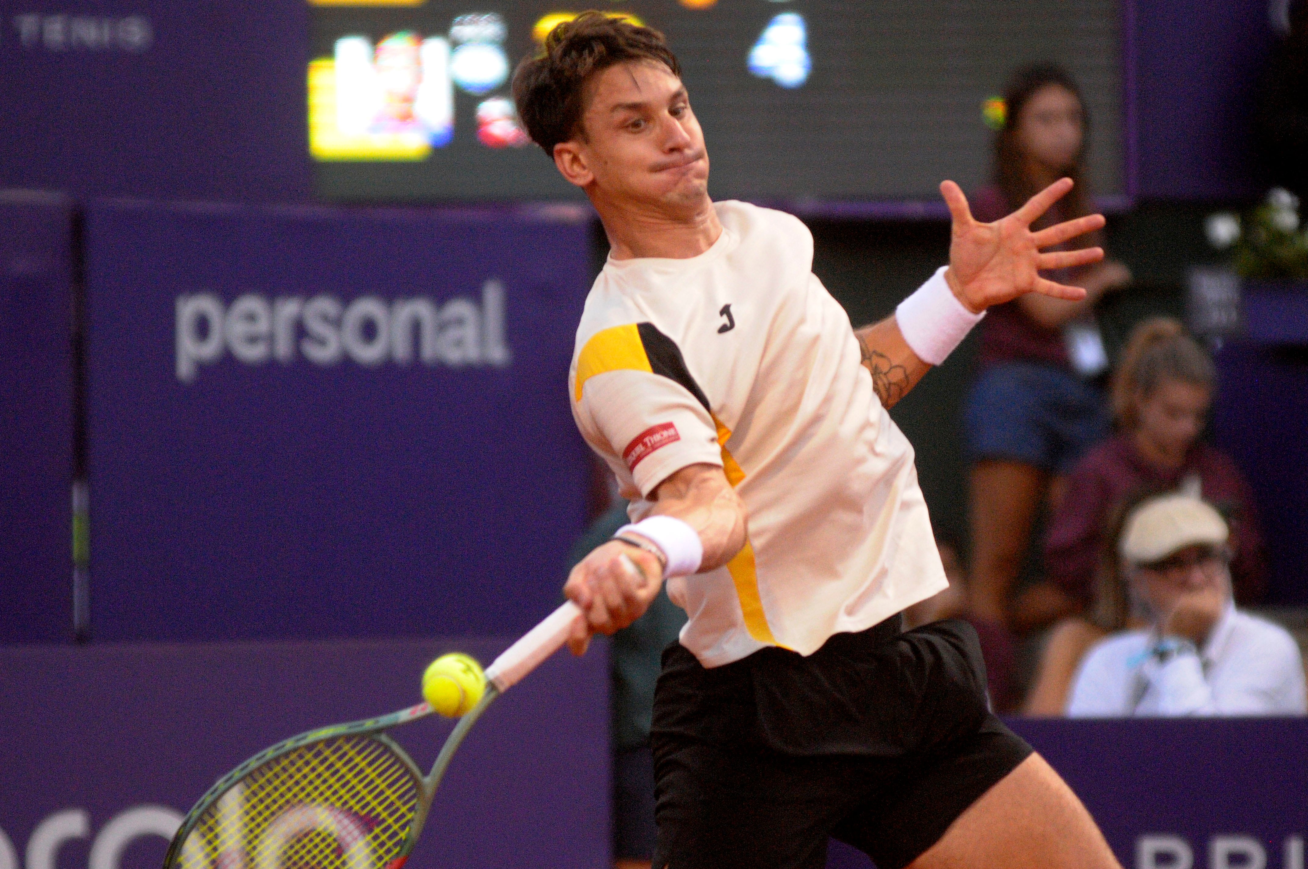 FOTO ALEJANDRO LEIVA
argentina open 2026 tenis sebastian baez camilo ugo carabelli
