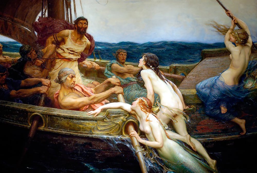 'Ulises y las sirenas' (1909), de Herbert James Draper