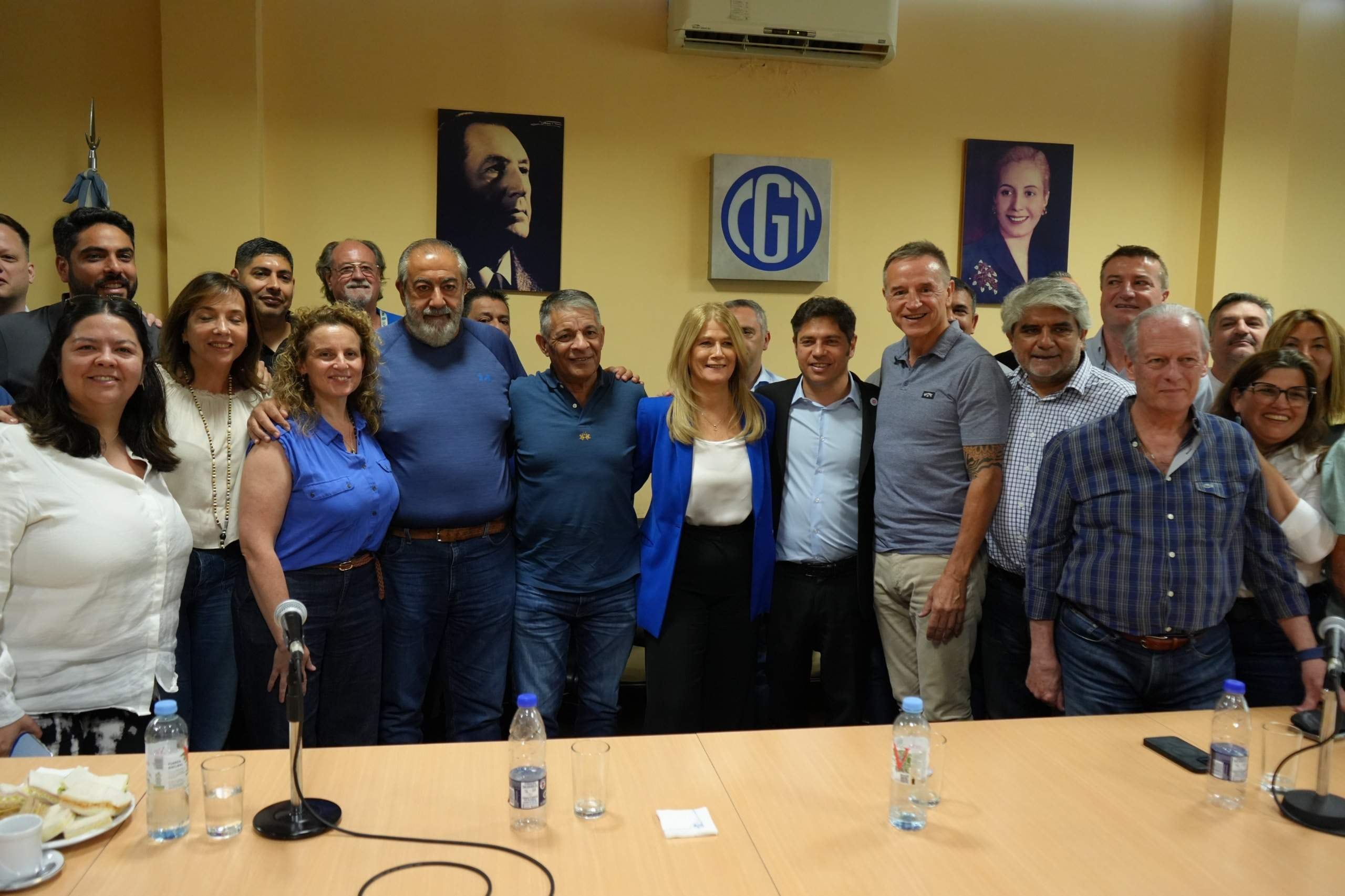 Magario y Kicillof con CGT