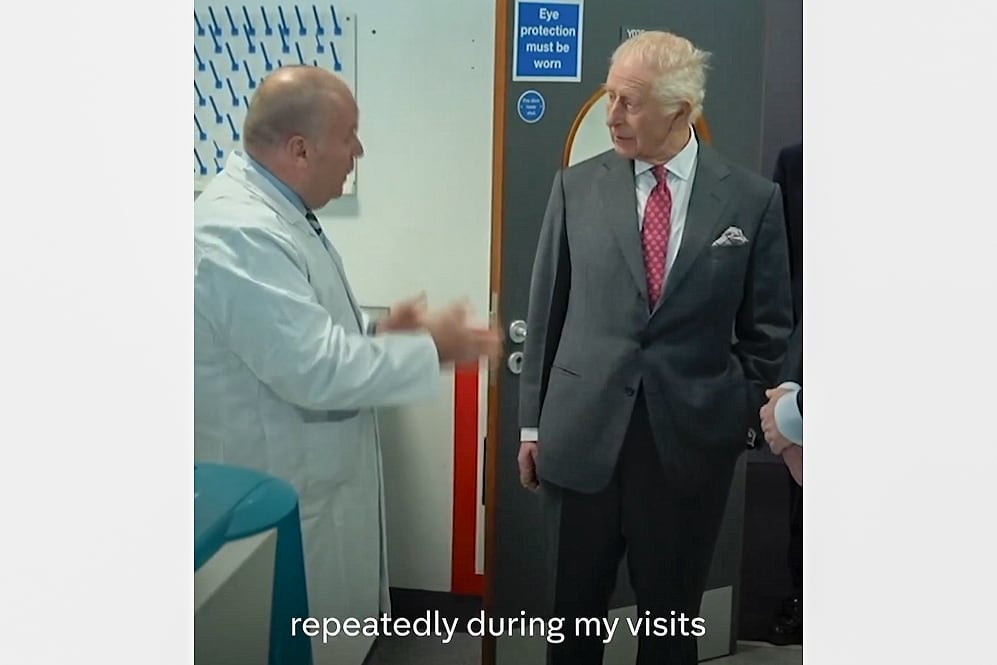 Rey Carlos tercero de Inglaterra