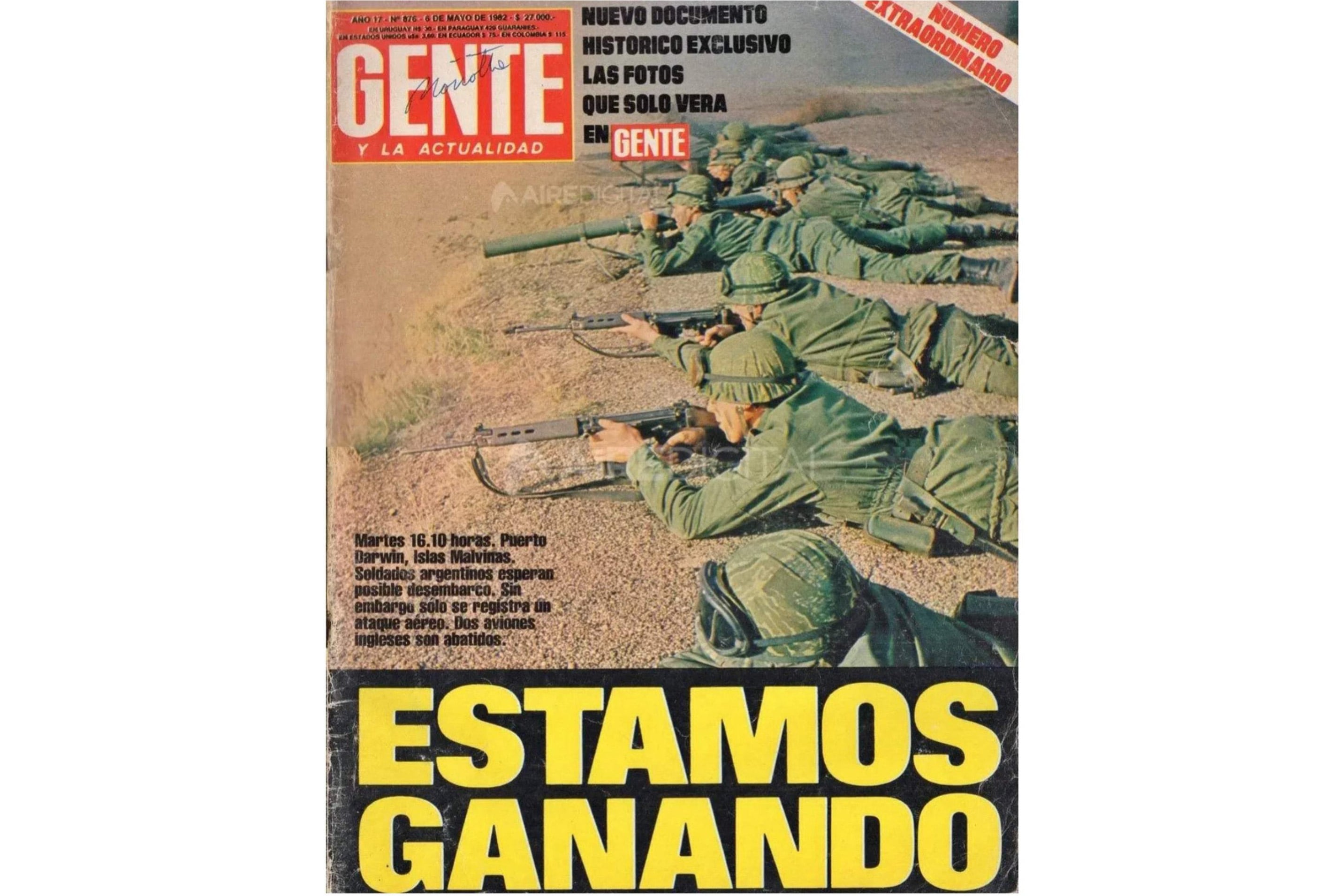 Revista Gente - Malvinas "Estamos ganando"