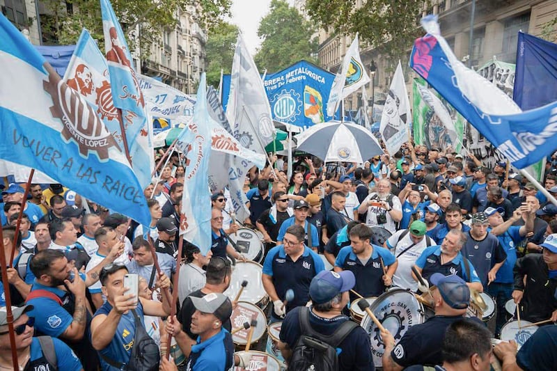 Marcha al congreso, paro nacional, CGT