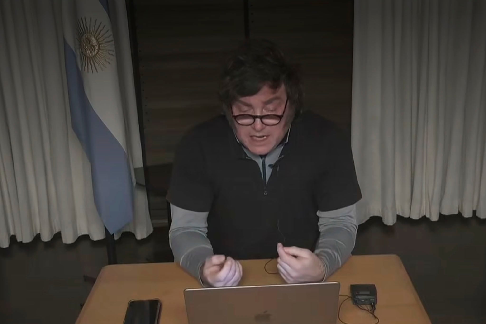 CAPTURA VIDEO 
   francia   javier milei    idea