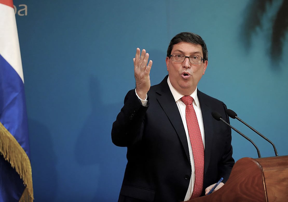 El canciller de Cuba, Bruno Rodríguez.
