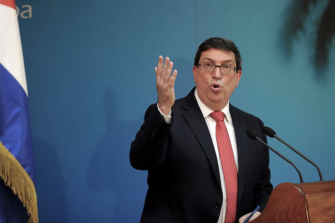 El canciller de Cuba, Bruno Rodríguez.