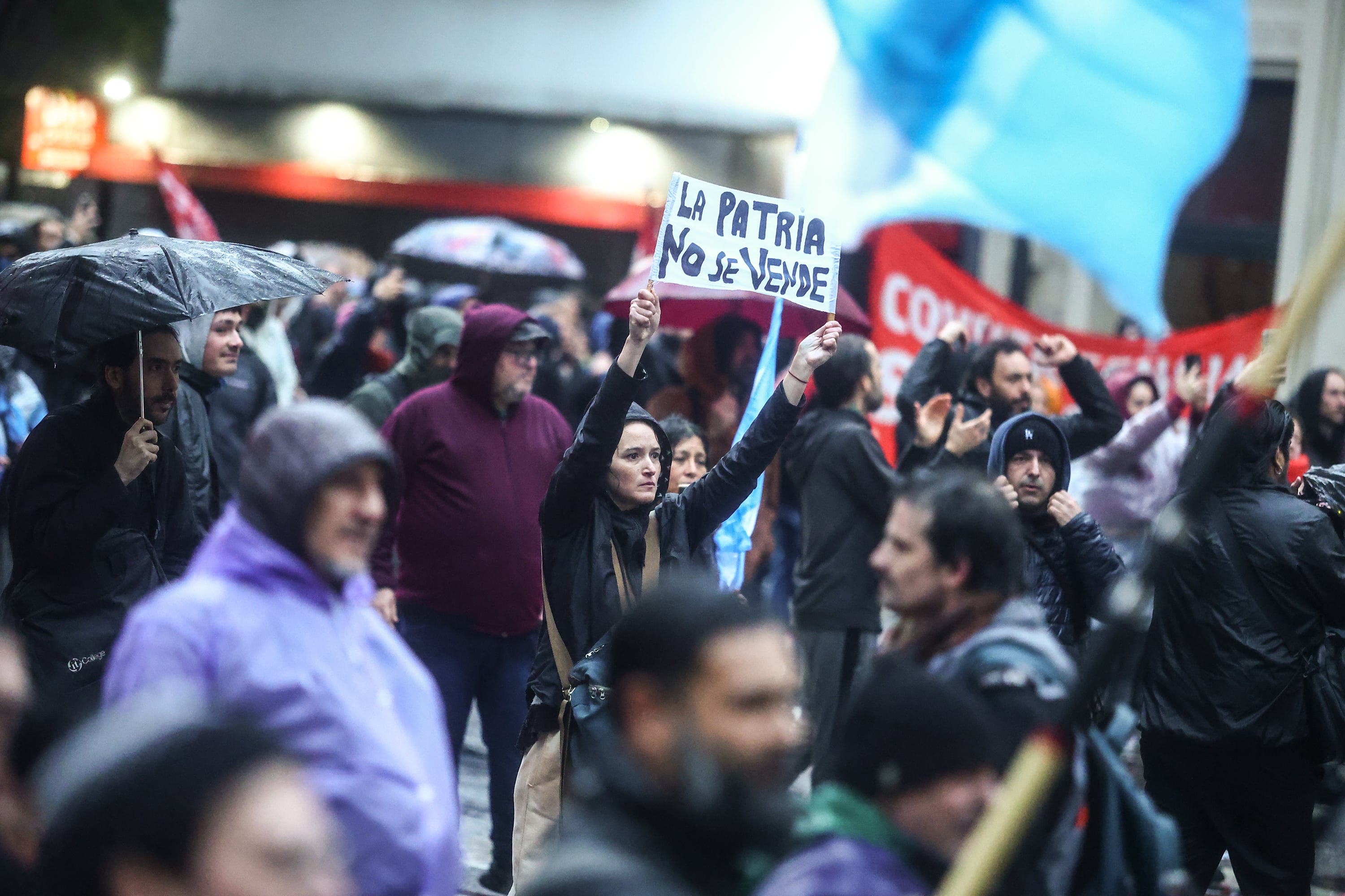 Marcha Contra la ley de Tierras