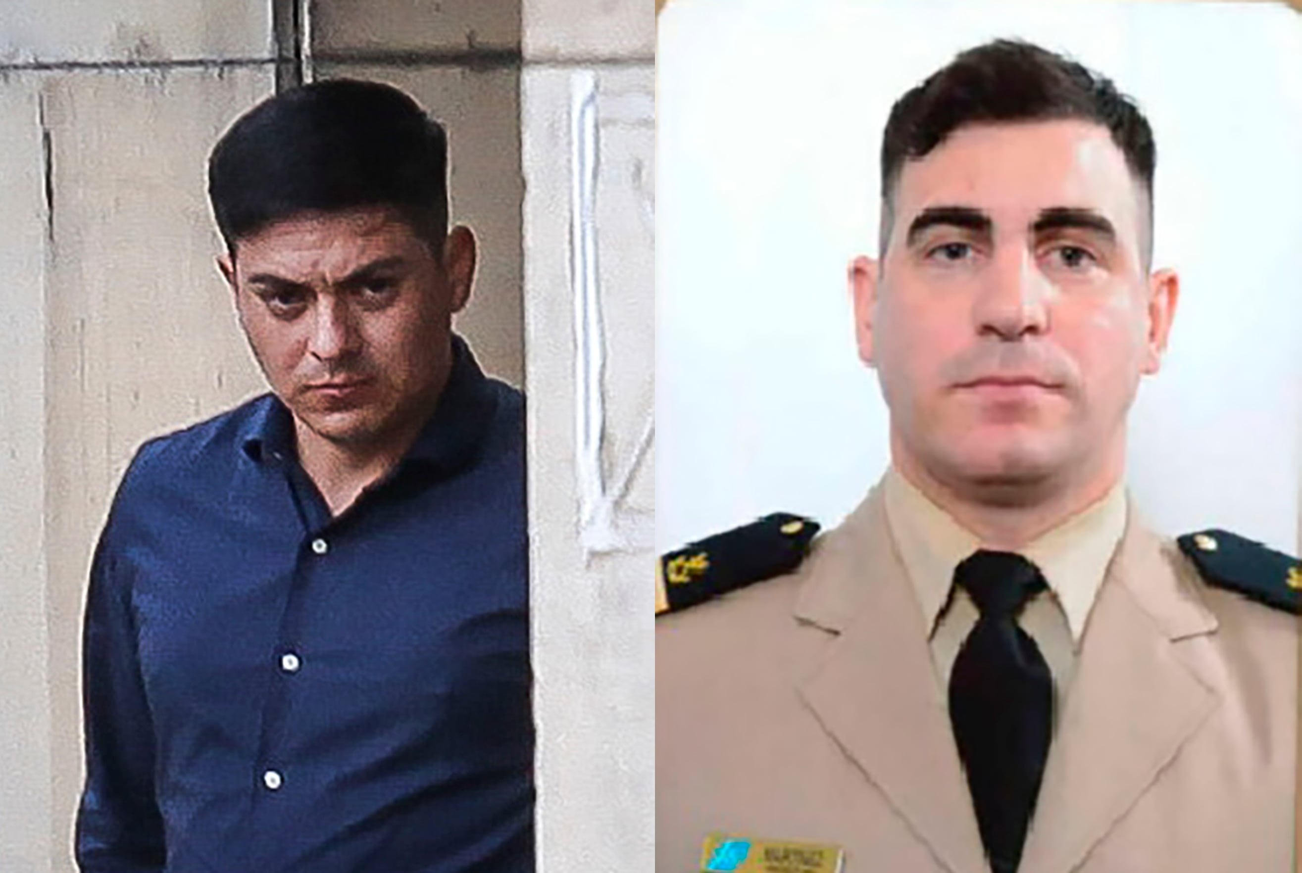 gendarme guerrero y Sebastián Emanuel Martínez